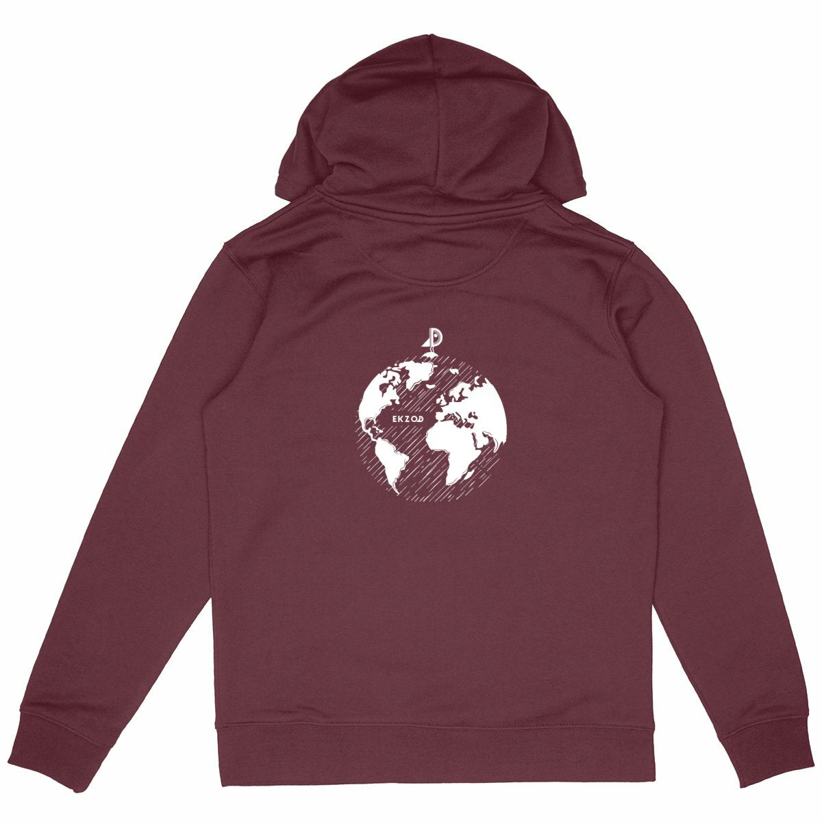 hoodie planete - dos_bordeaux