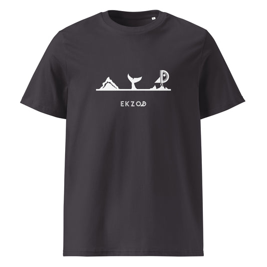 T-shirt Whale coton BIO (anthracite unisexe)
