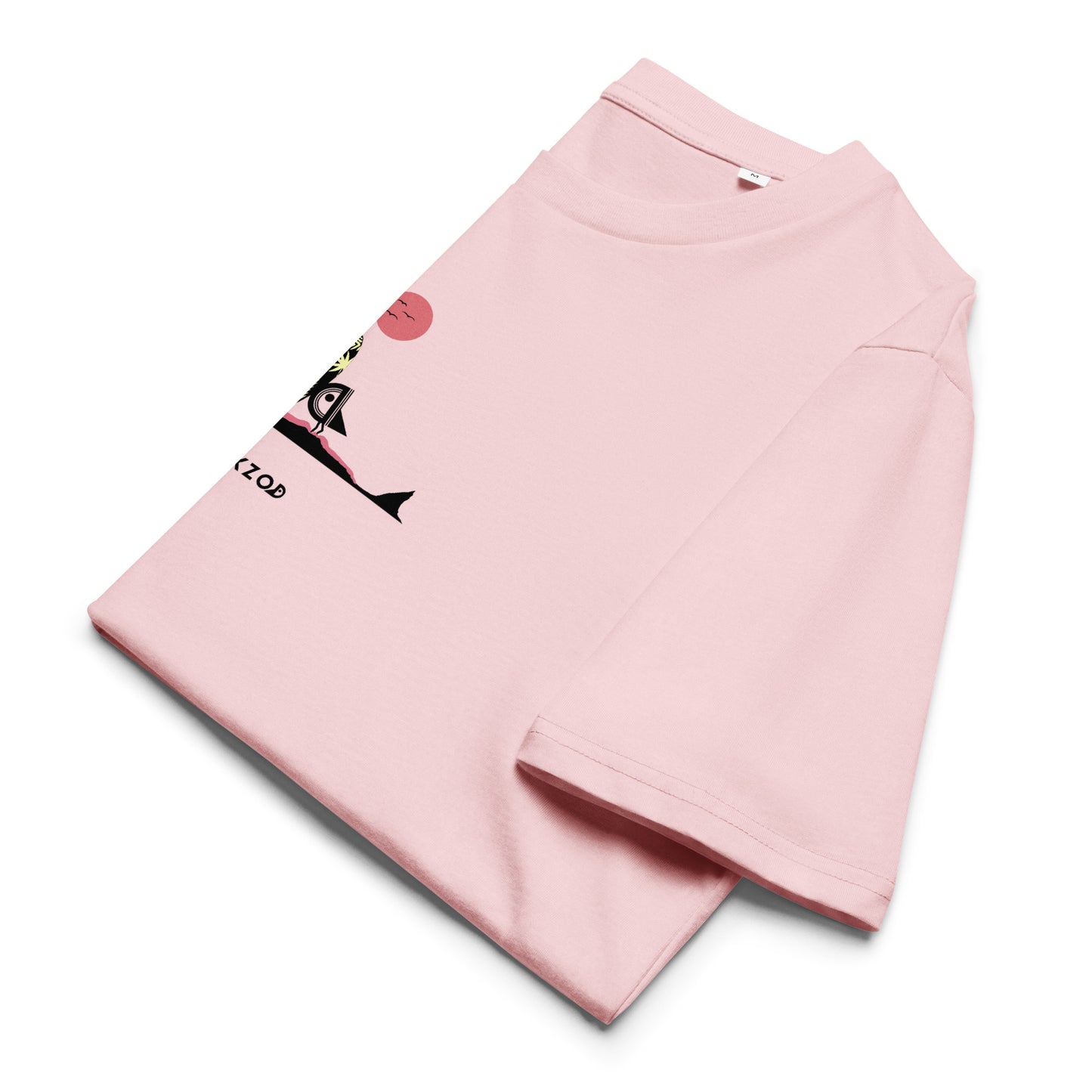 T-shirt Surf Shark BIO (rose unisexe)