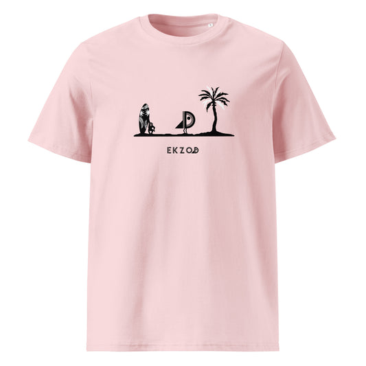 T-shirt Playa coton BIO (rose unisexe)