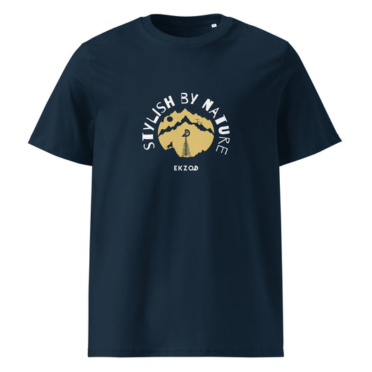 T-shirt Stylish By Nature coton BIO (bleu marine unisexe)