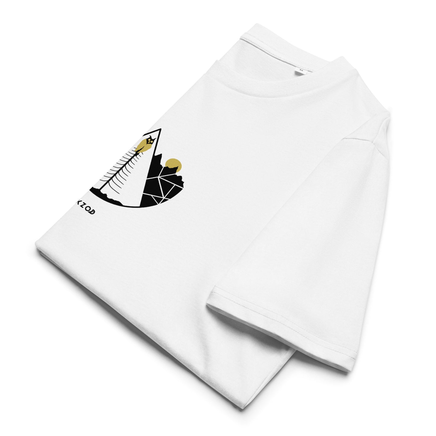 T-shirt Owl coton BIO (blanc unisexe)