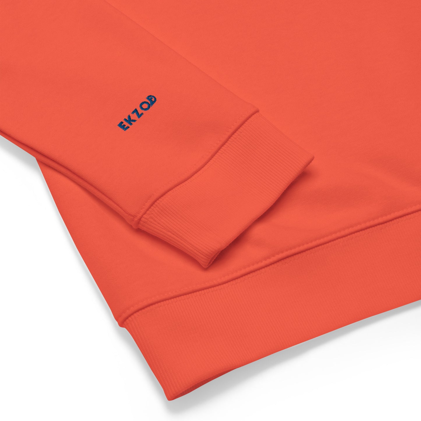 Birdy BIO embroidered sweatshirt (unisex blue orange)