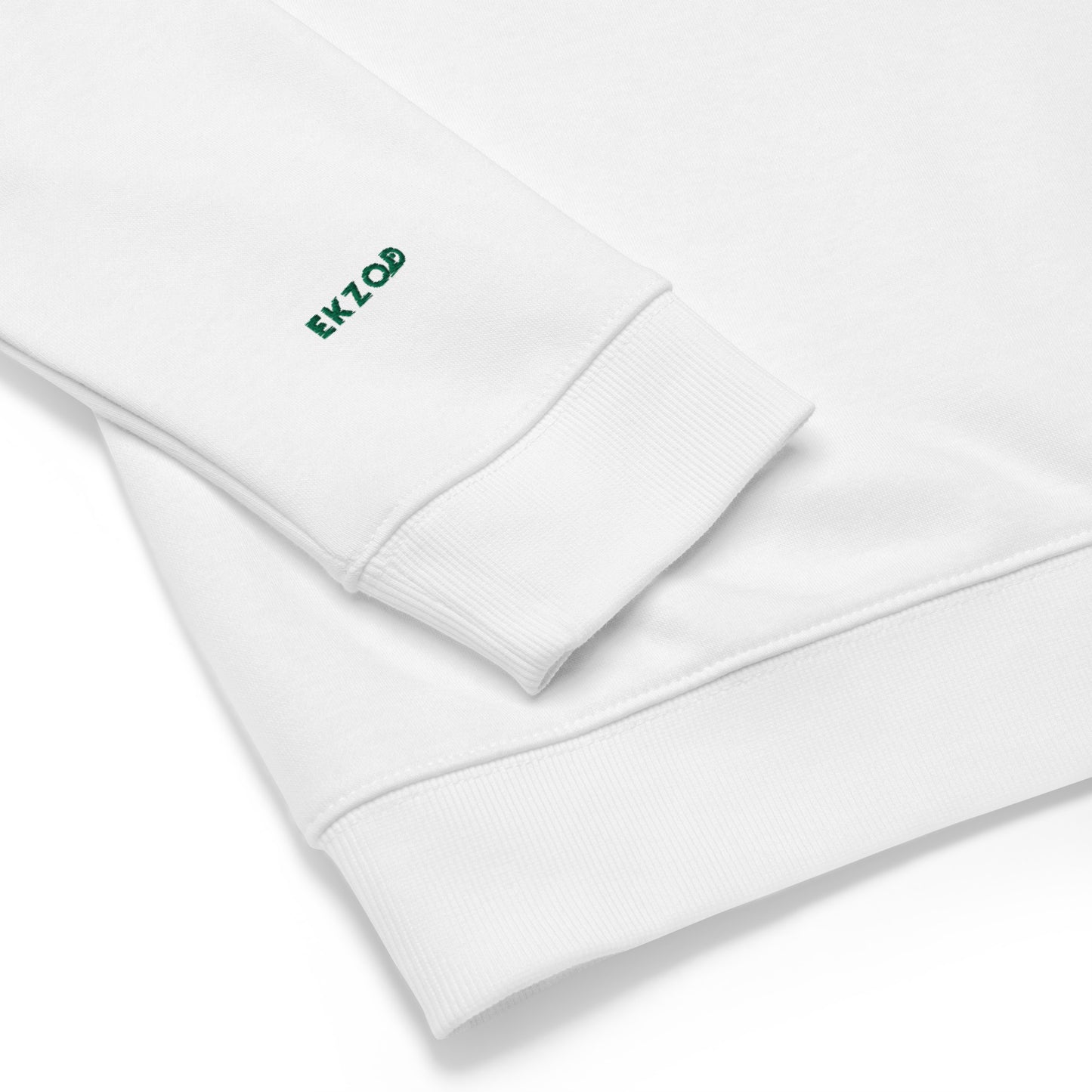 Birdy BIO embroidered sweatshirt (white black unisex)