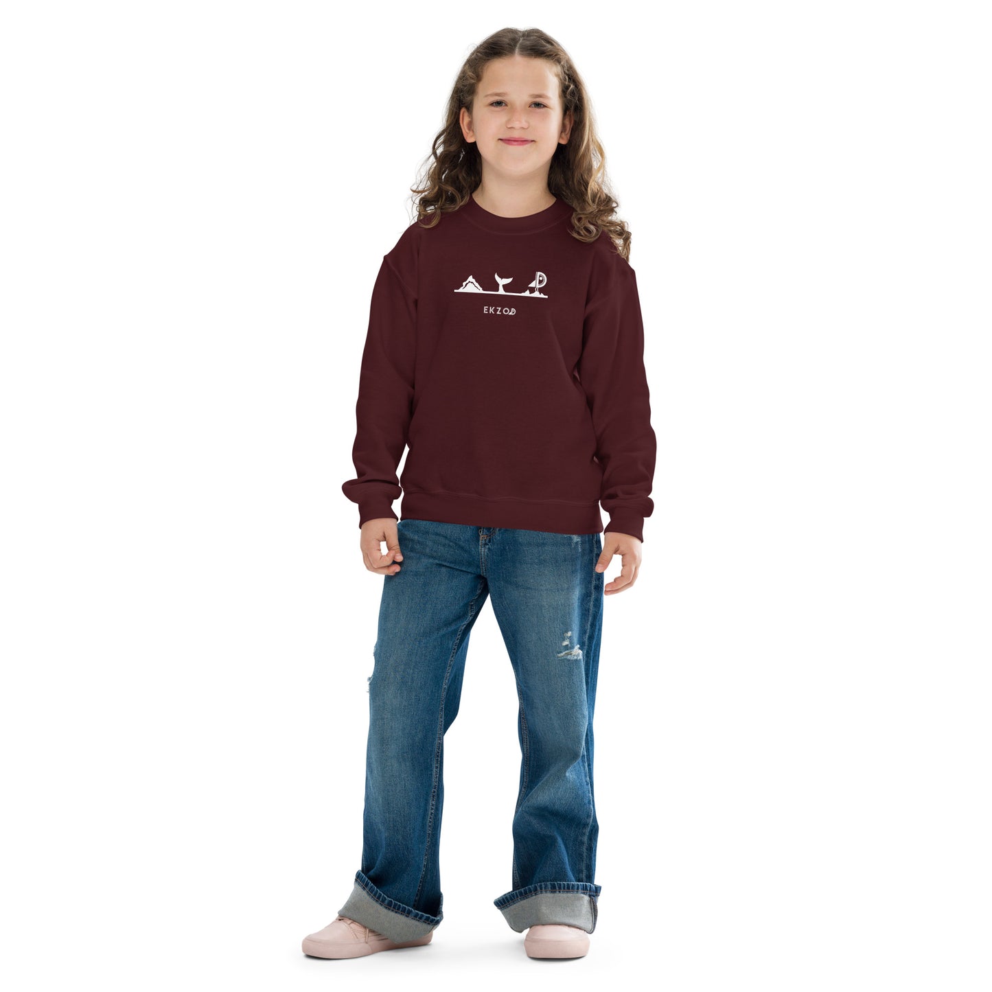 Sweat marron enfant 8/16 ans