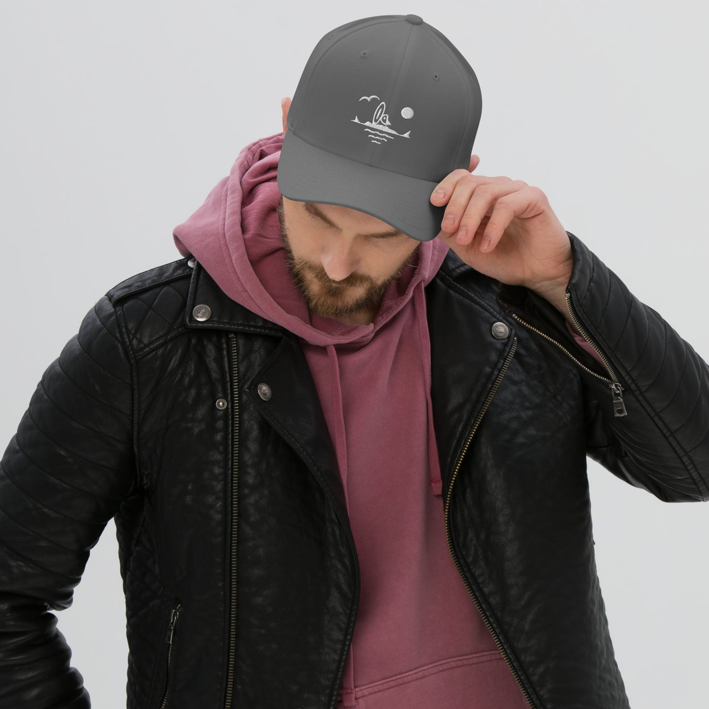 Casquette Surf Prestige - brodée édition limitée (gris)