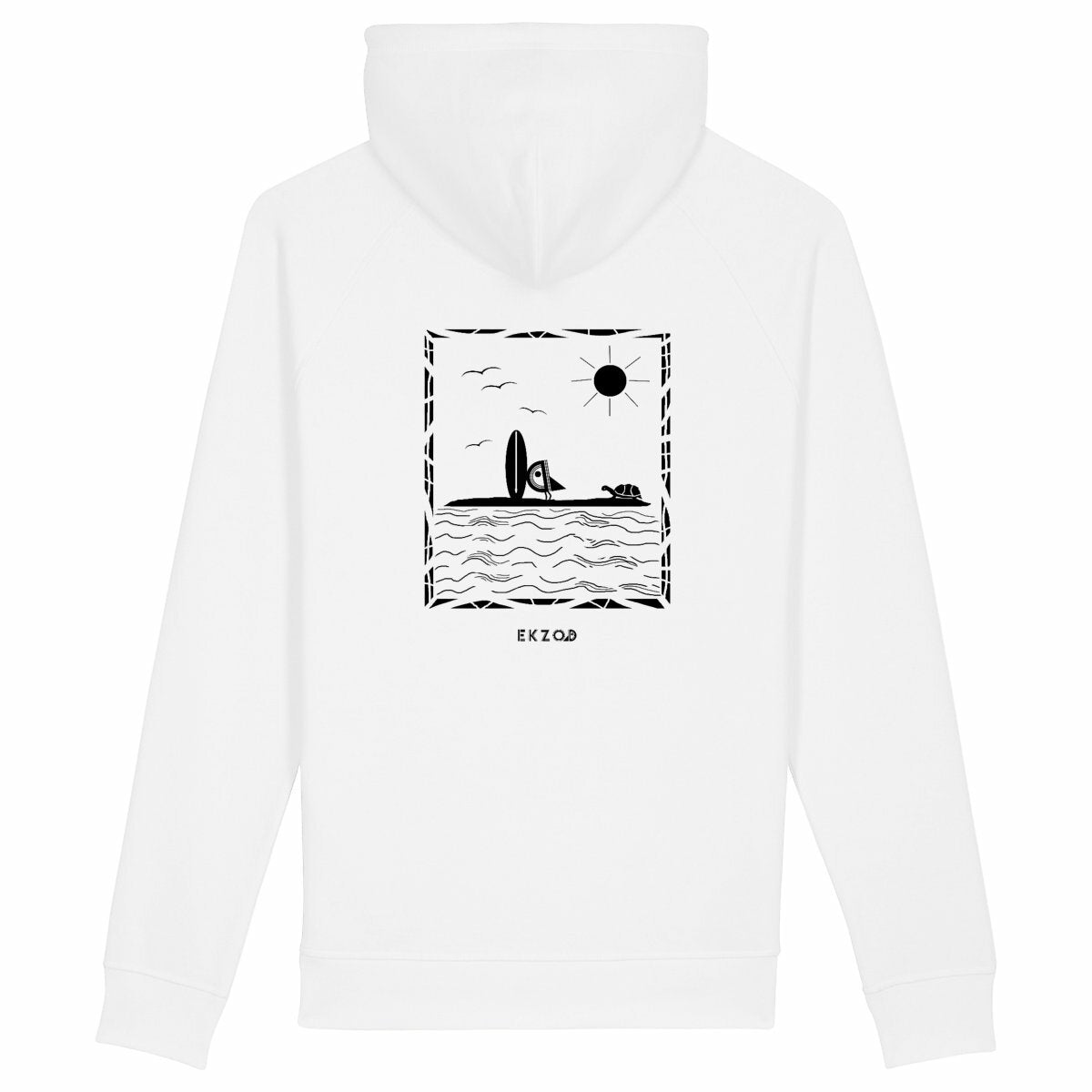 hoodie wave blanc - dos_blanc