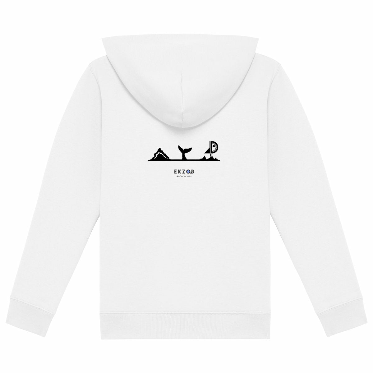hoodie evasion enfant tpop - dos_blanc