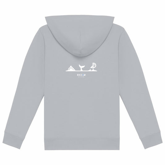 hoodie evasion enfant tpop - dos_gris