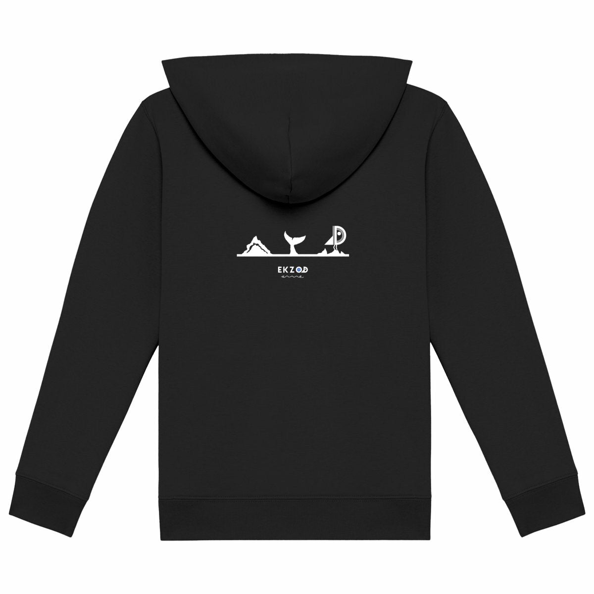 hoodie evasion enfant tpop - dos_noir