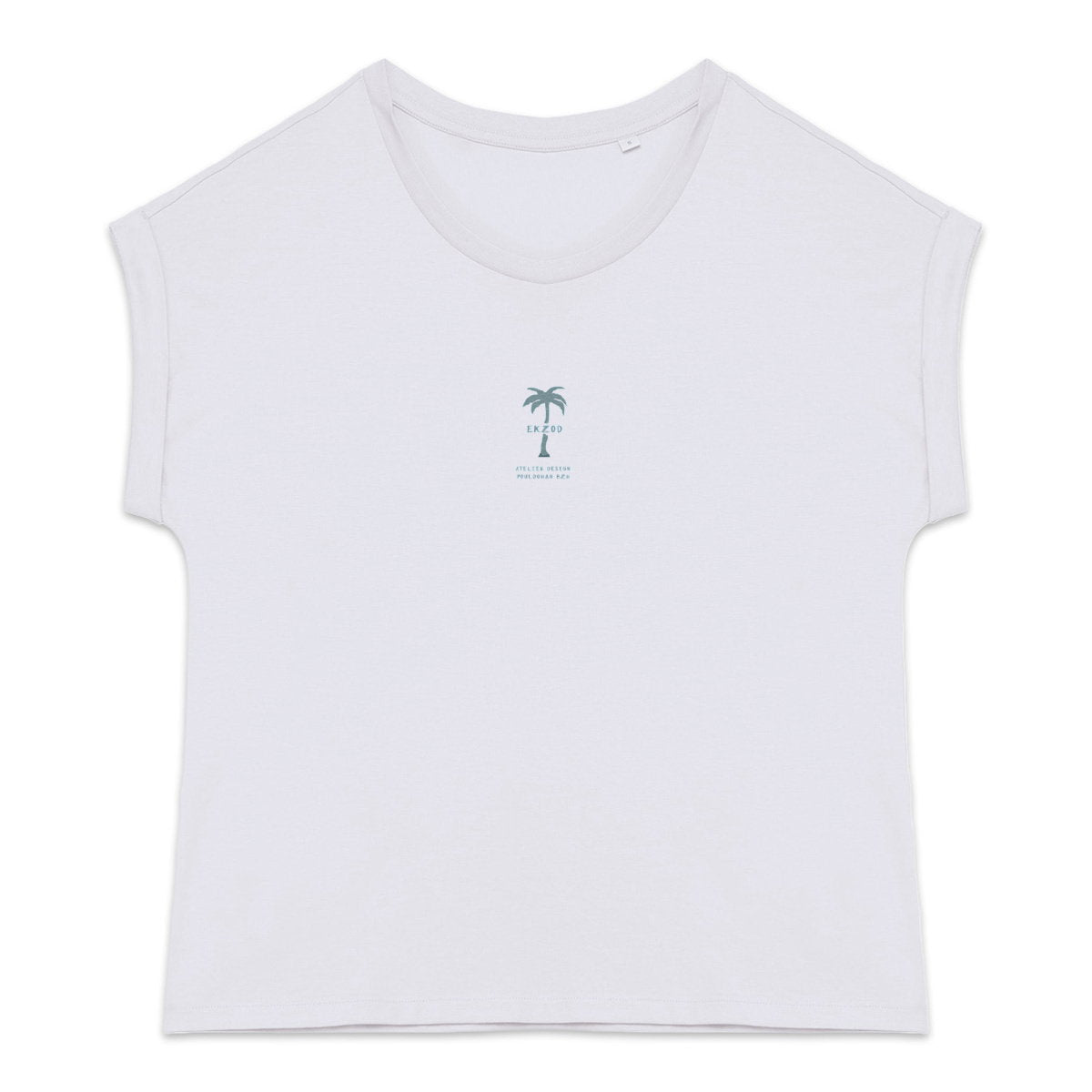 femme tsh large rose noir - face_1