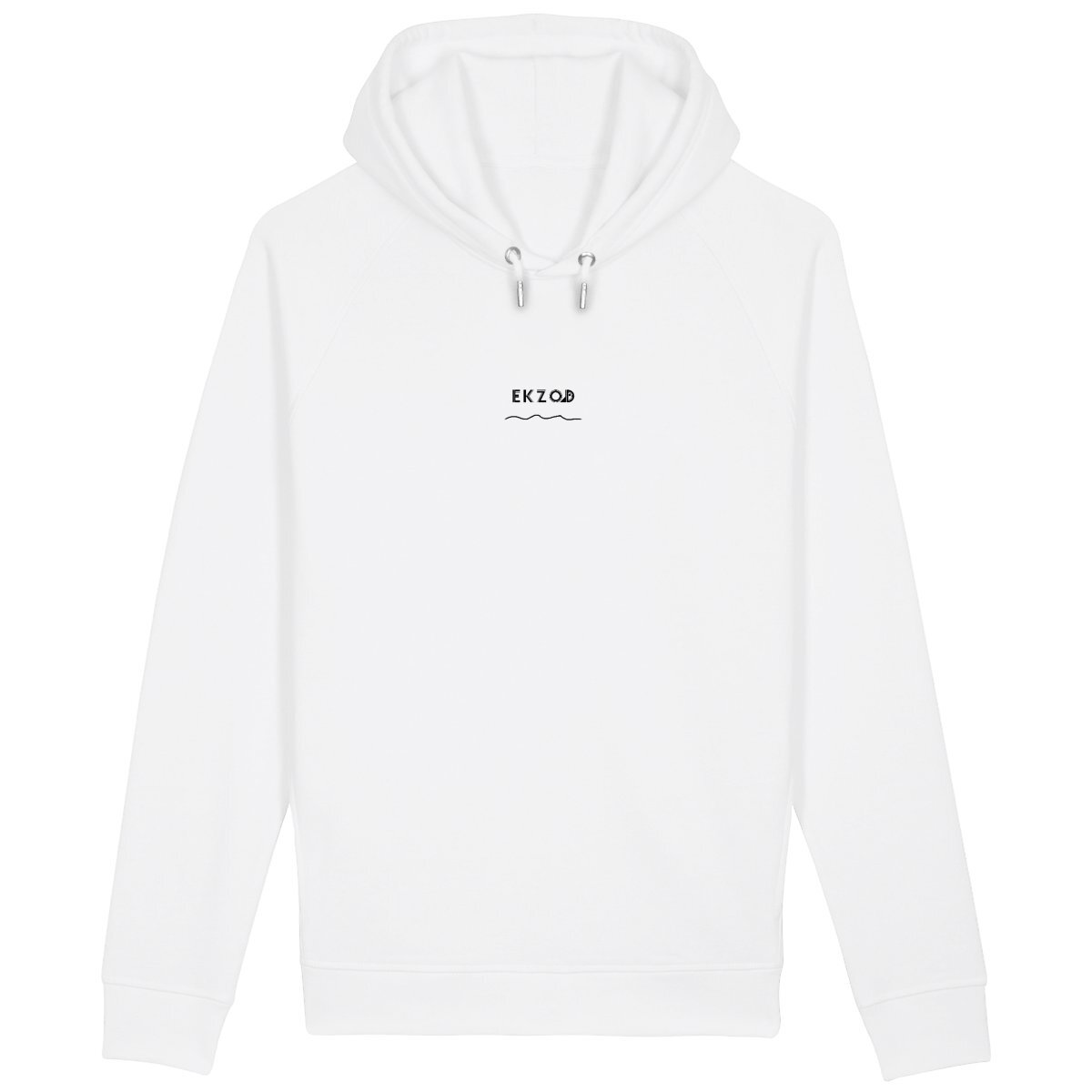 hoodie wave blanc