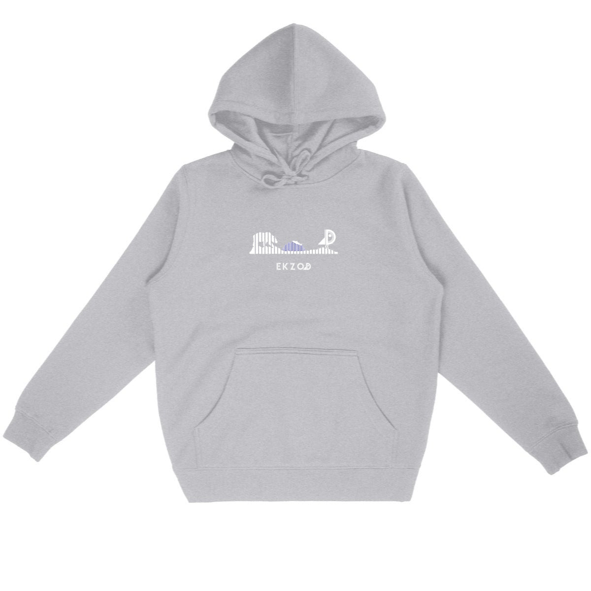 HOODIE EVASION BIO unisexe - face_gris