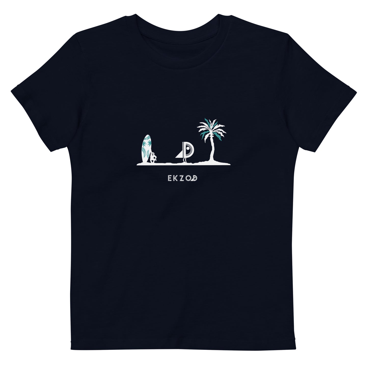 T-shirt Playa coton BIO (bleu marine enfant 3/14ans)