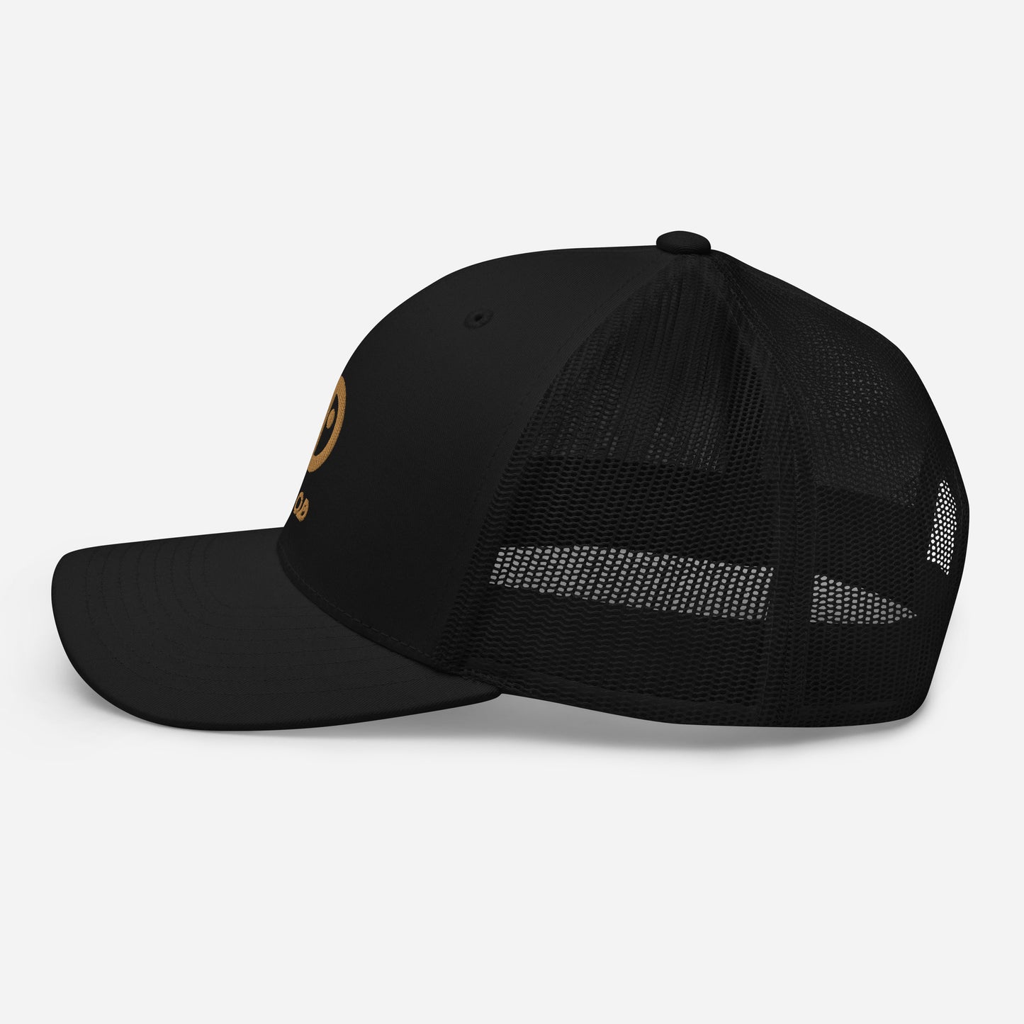 Casquette Trucker brodée (noir)