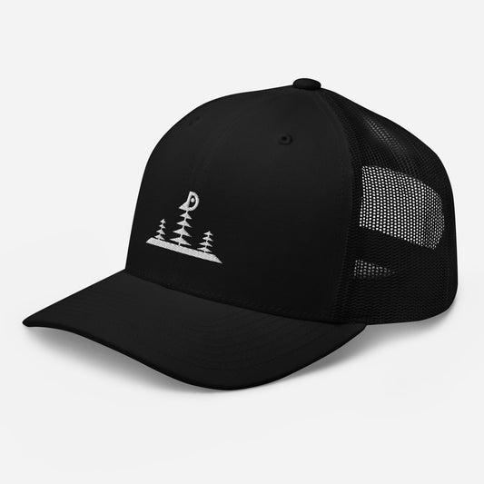 Casquette Trucker "Forest" charcoal