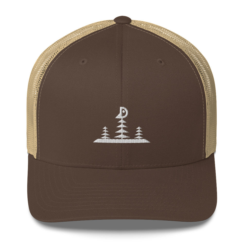 Casquette Trucker "Forest" Marron