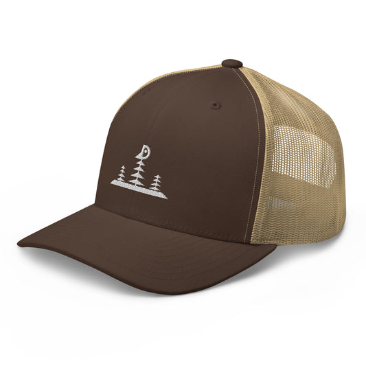 Casquette Trucker "Forest" Marron