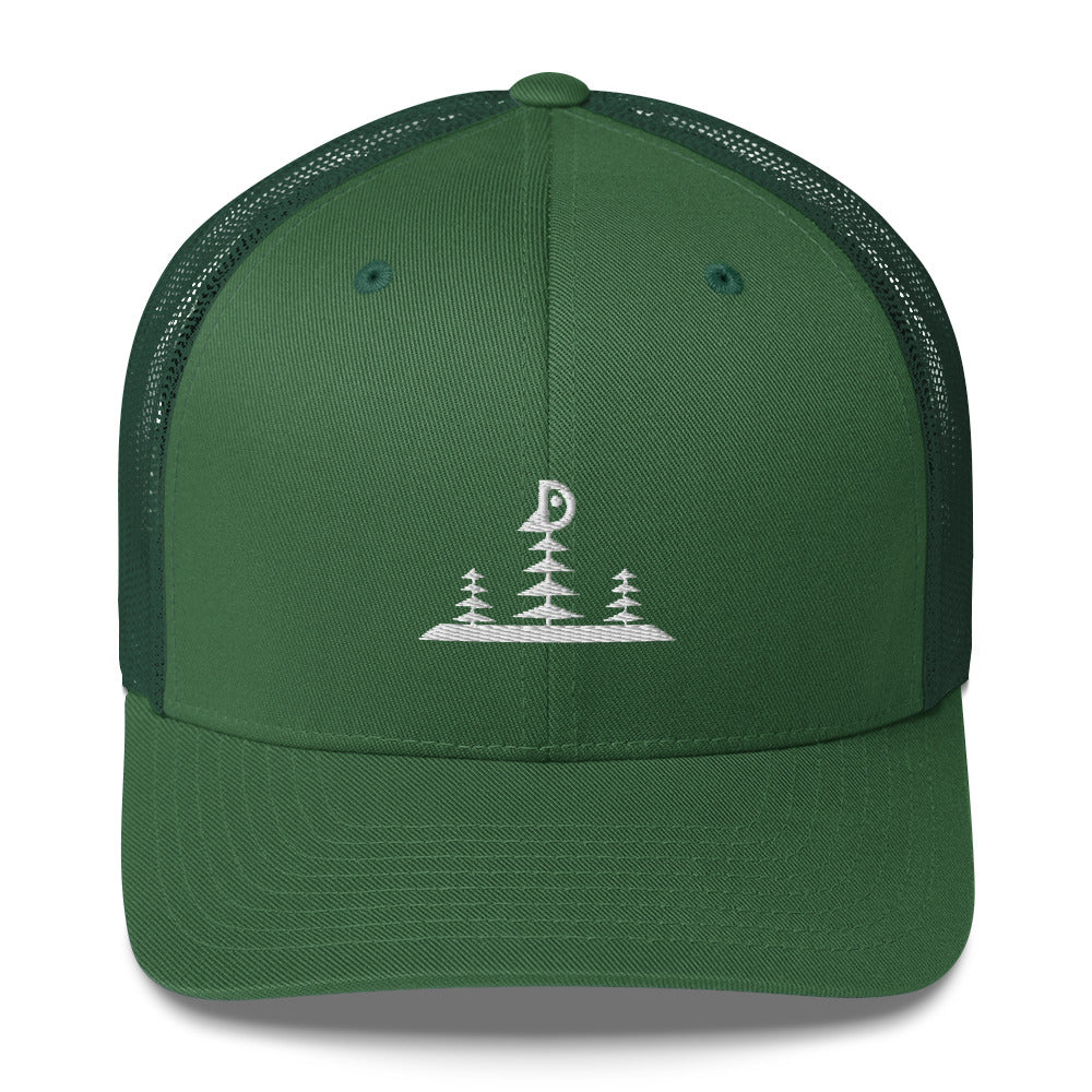 Casquette Trucker " Forest" verte