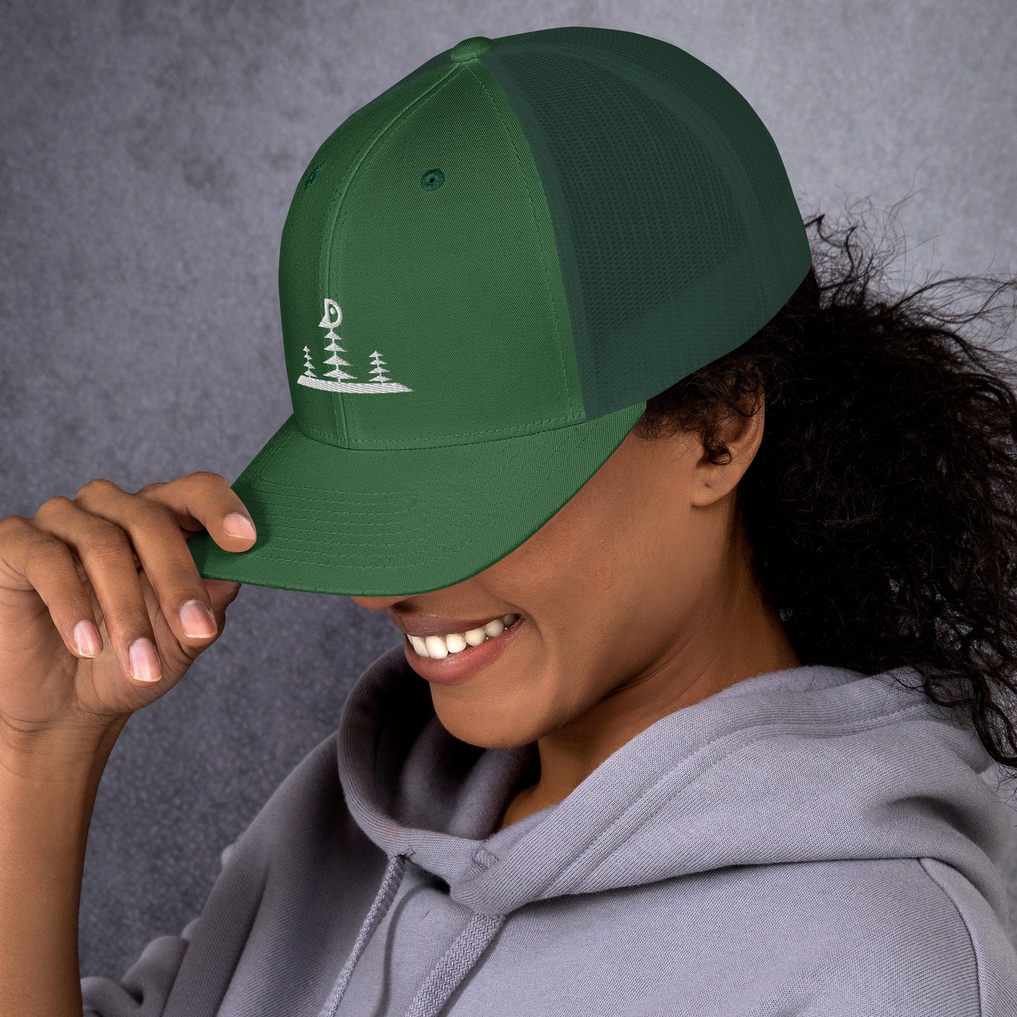 Casquette Trucker " Forest" verte