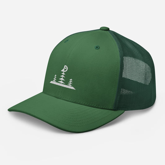 Casquette Trucker " Forest" verte