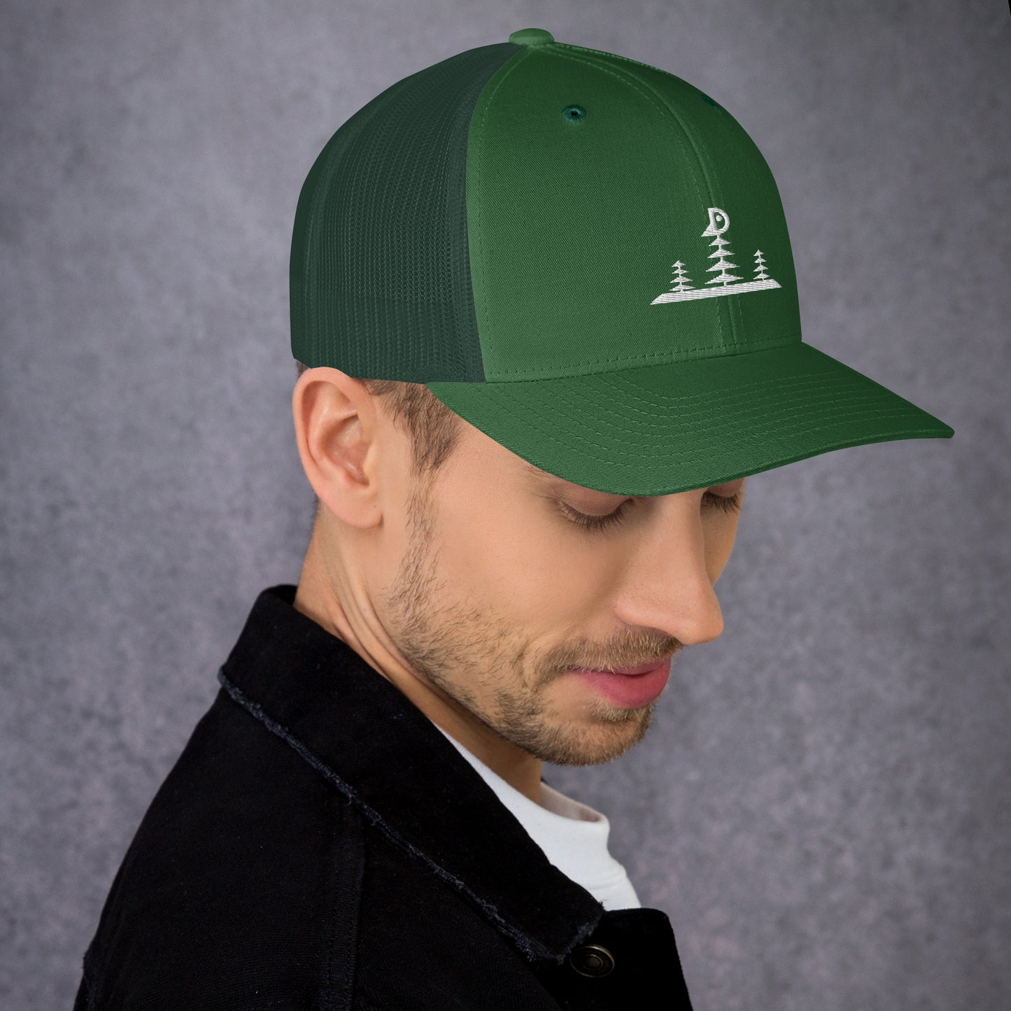 Casquette Trucker " Forest" verte