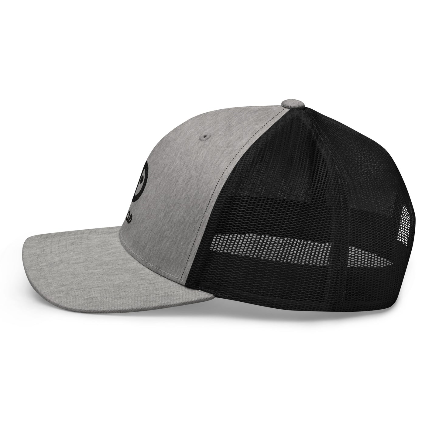 Casquette Trucker brodée (gris)