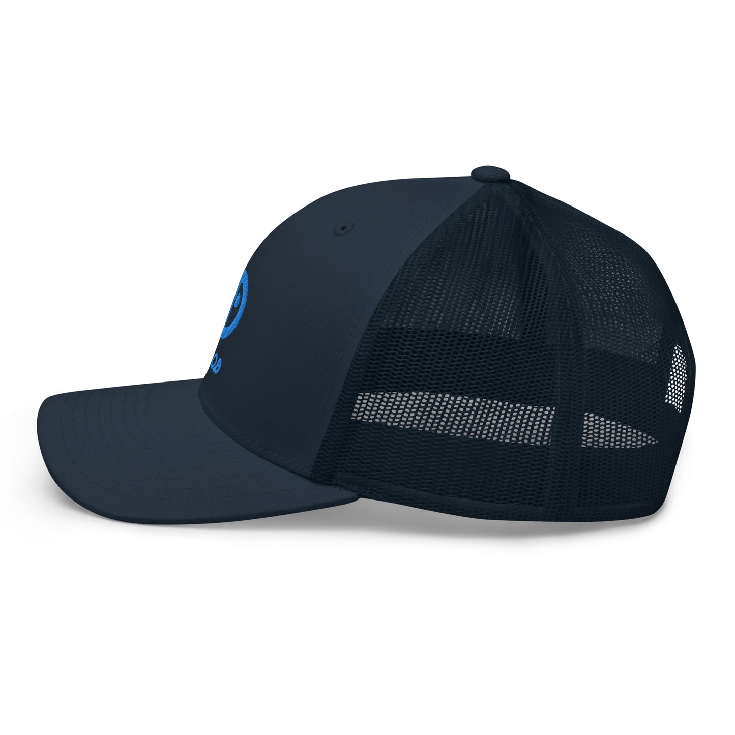 Casquette Trucker brodée (bleu)