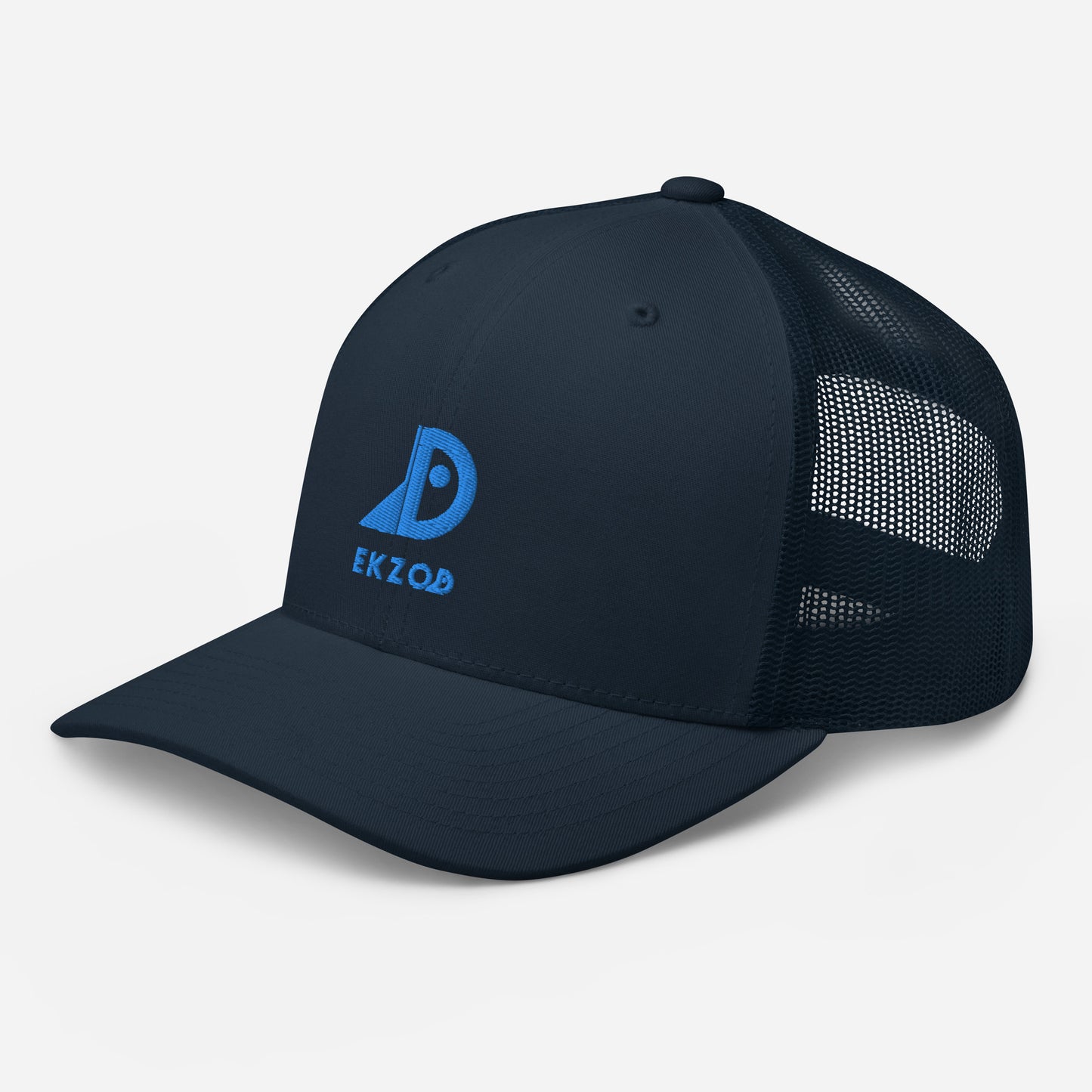 Casquette Trucker brodée (bleu)