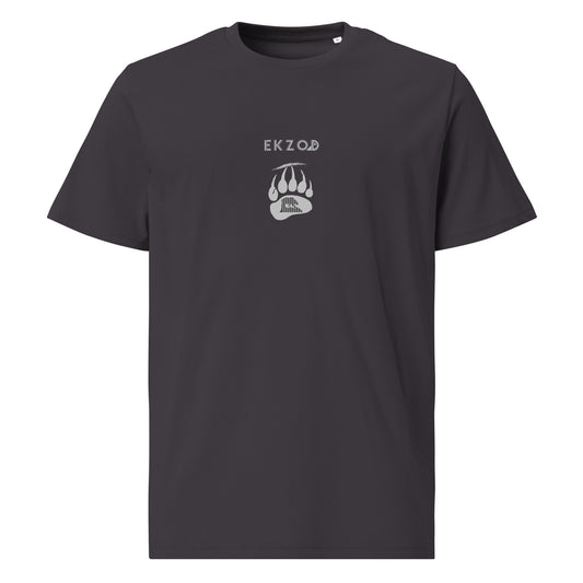 T-shirt Bear Scratch coton BIO (anthracite unisexe)