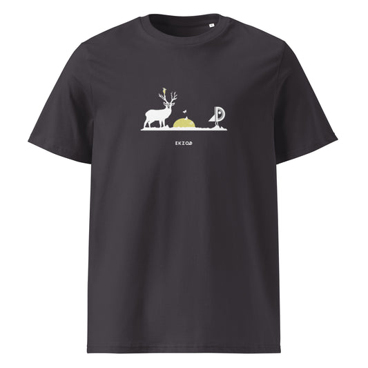 T-shirt Deer coton BIO (anthracite unisexe)