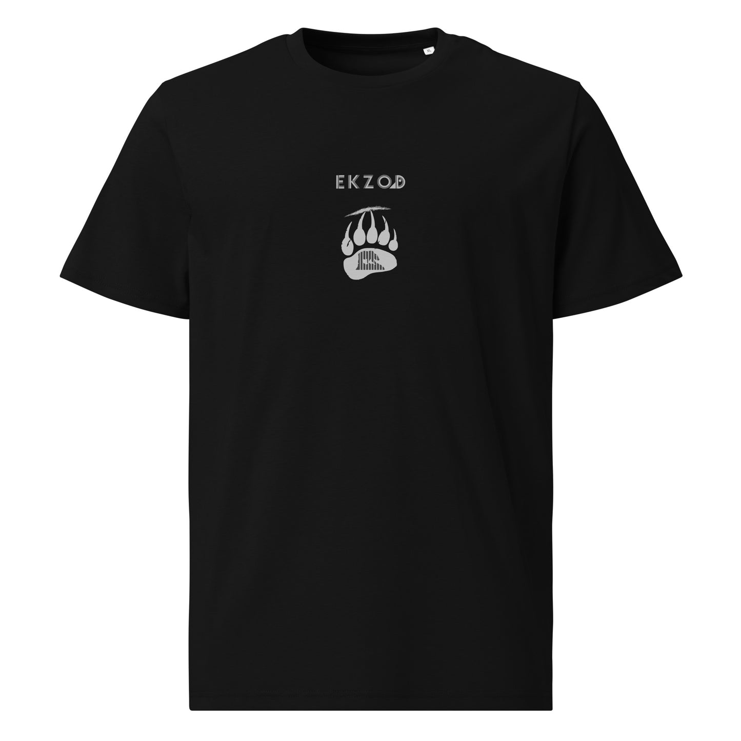 T-shirt Bear Scratch coton BIO (noir unisexe)