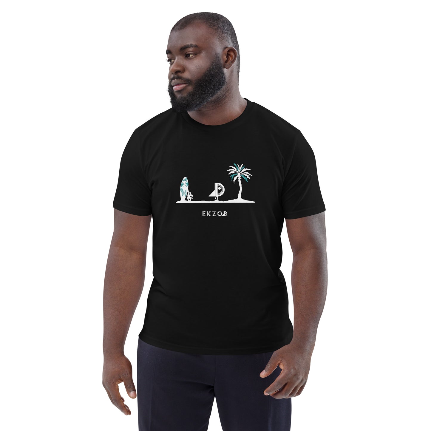 T-shirt Playa coton BIO (noir unisexe)