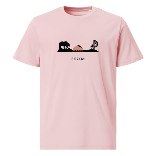 T-shirt Bear coton BIO (rose unisexe)