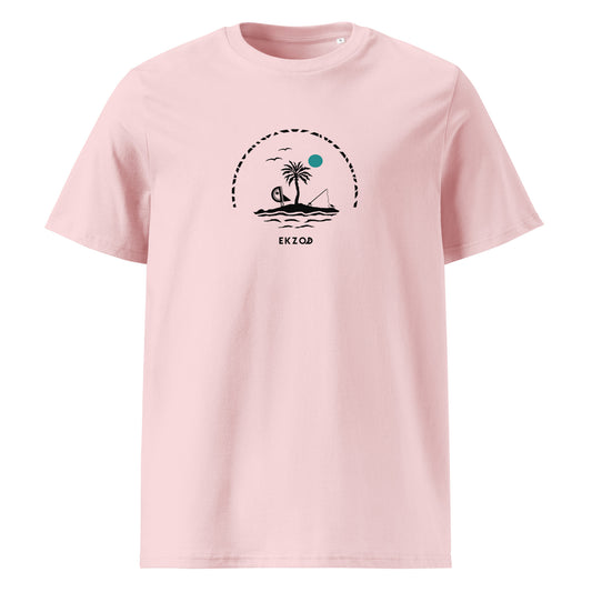 T-shirt Fisher's Island BIO (rose unisexe)