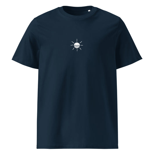 T-shirt Turtle Island coton Bio (bleu marine unisexe)