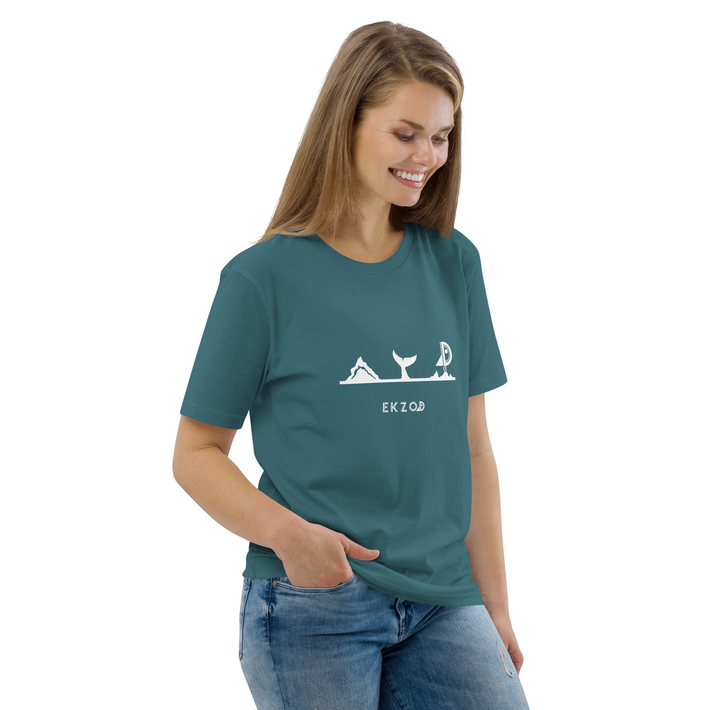 T-shirt Whale coton BIO (glaz unisexe)