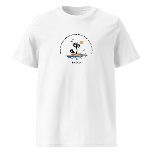 T-shirt Fisher's Island BIO (blanc unisexe)