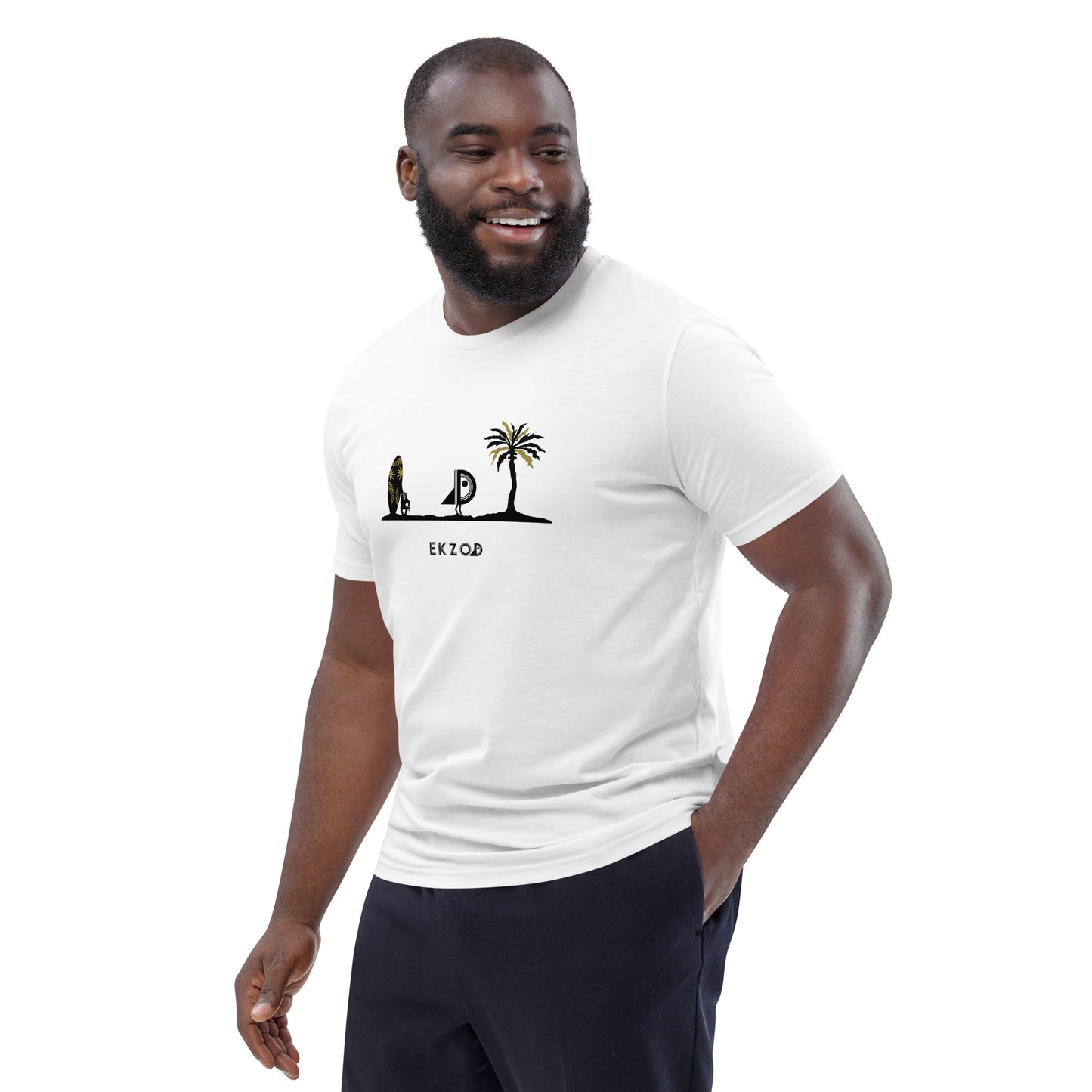 T-shirt Playa coton BIO (blanc unisexe)