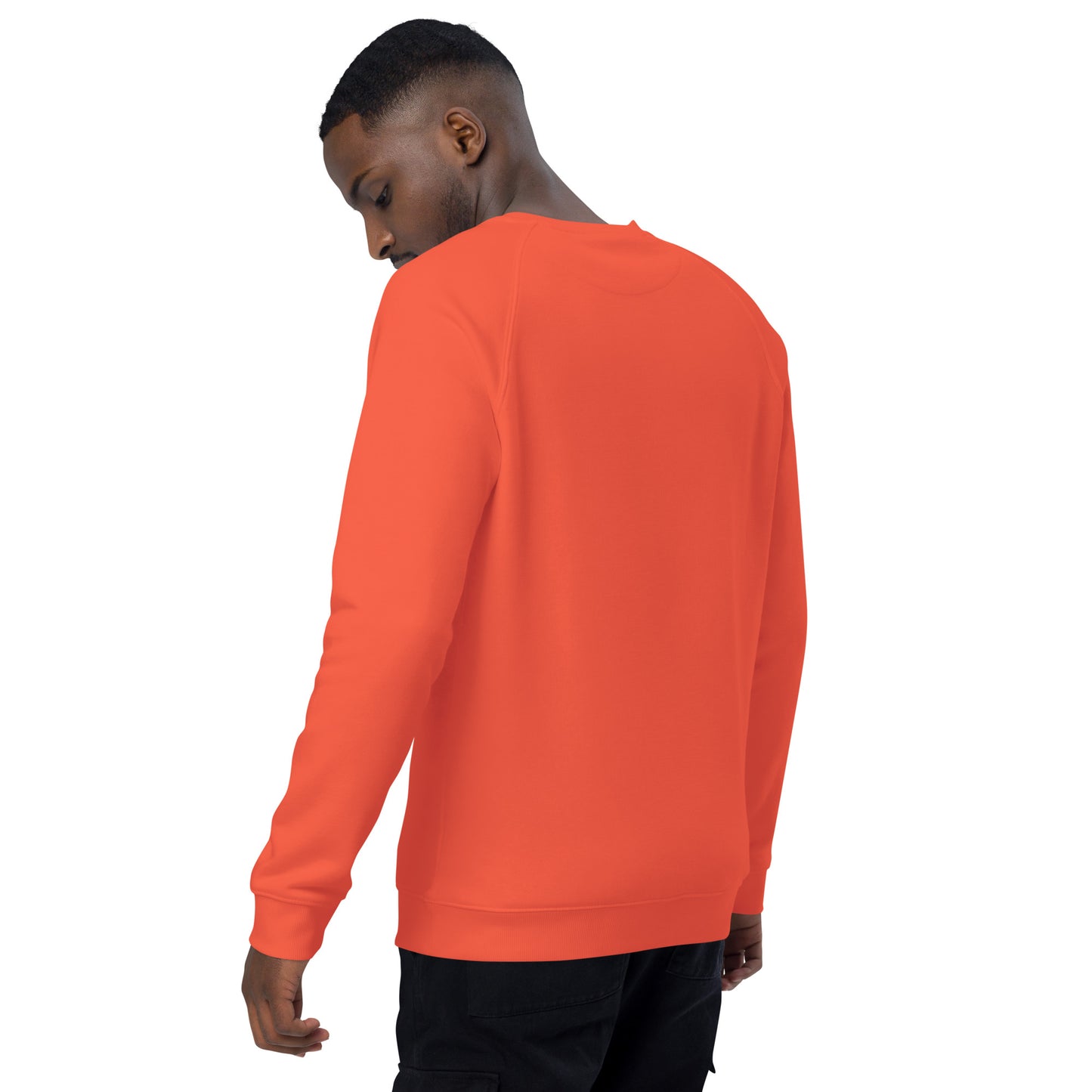 Sweat Birdy BIO brodé (orange unisexe)