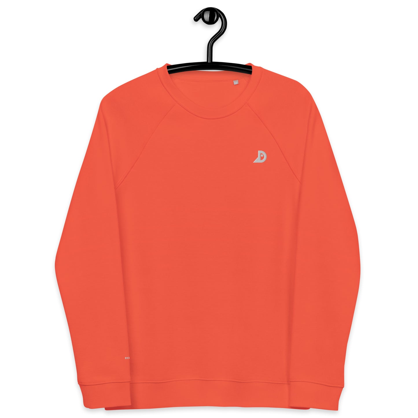 Sweat Birdy BIO brodé (orange unisexe)