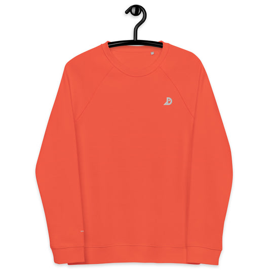 Sweat Birdy BIO brodé (orange unisexe)