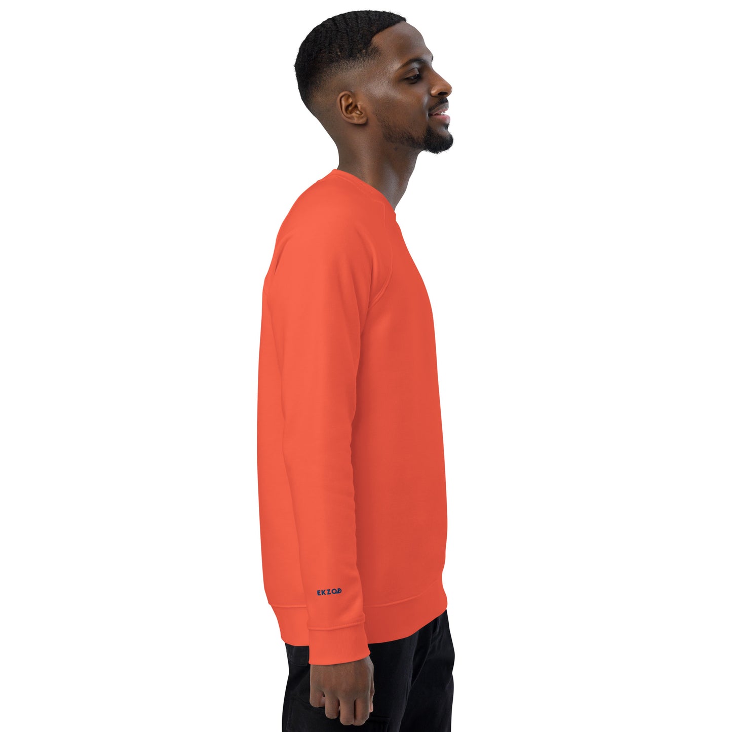 Sweat Birdy BIO brodé (orange unisexe)