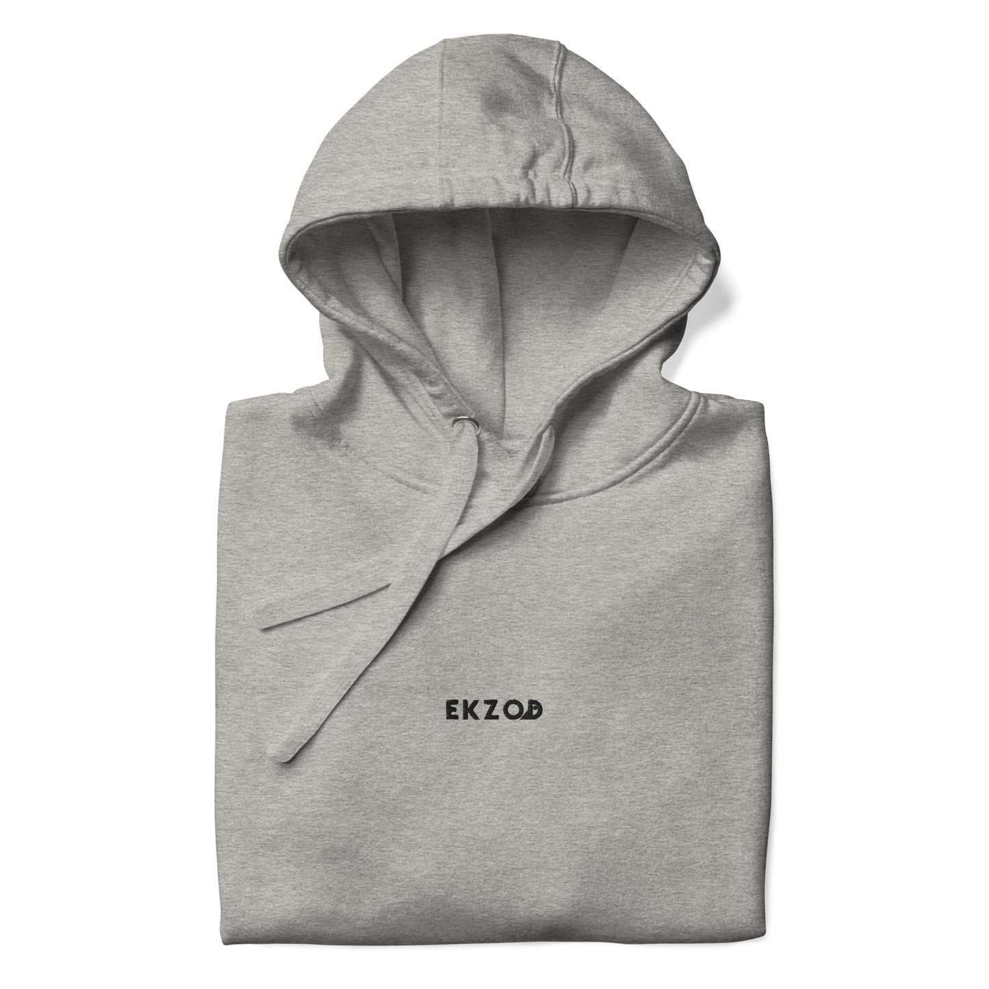 Hoodie Océan brodé premium (gris unisexe)