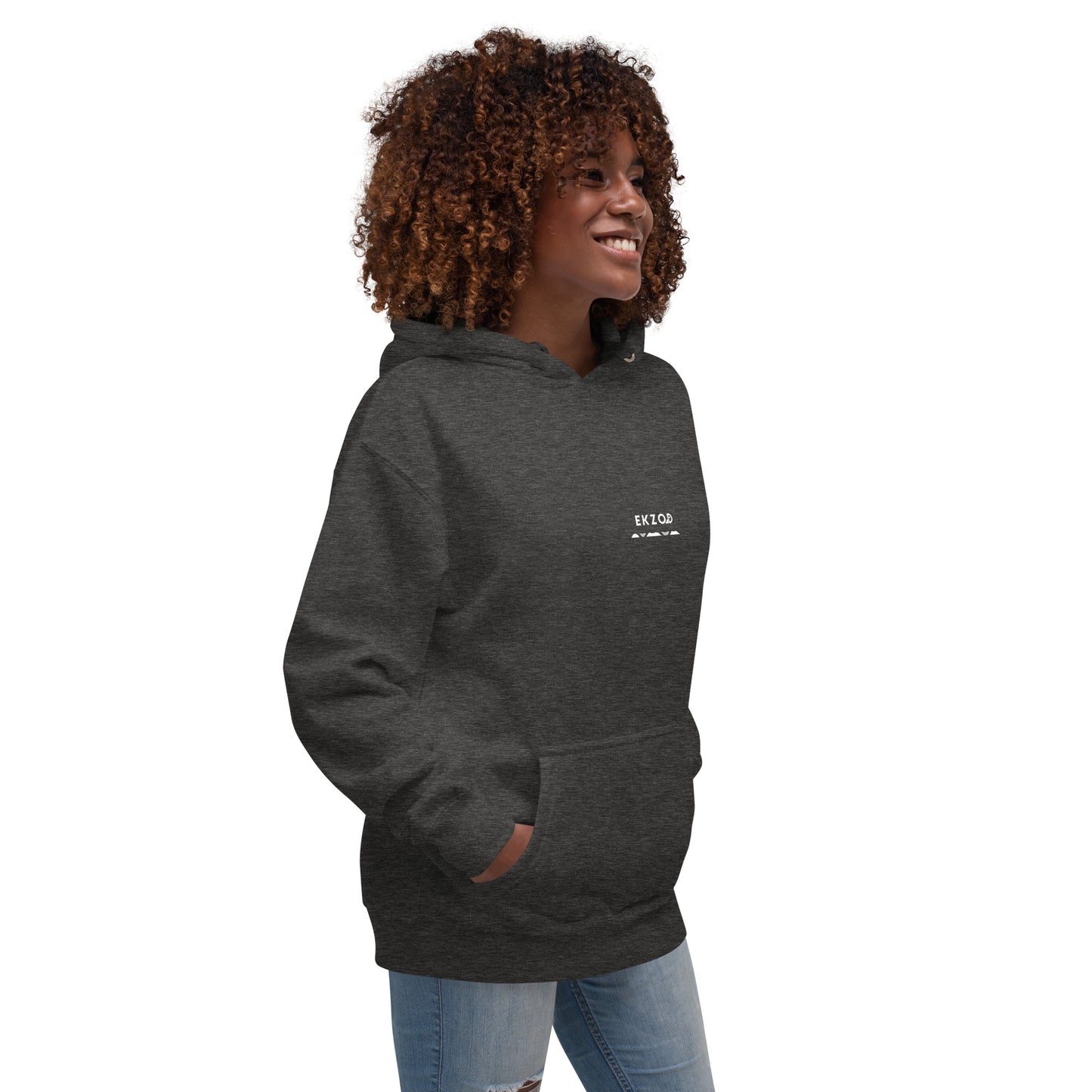 Hoodie "Forest" (gris foncé chiné)