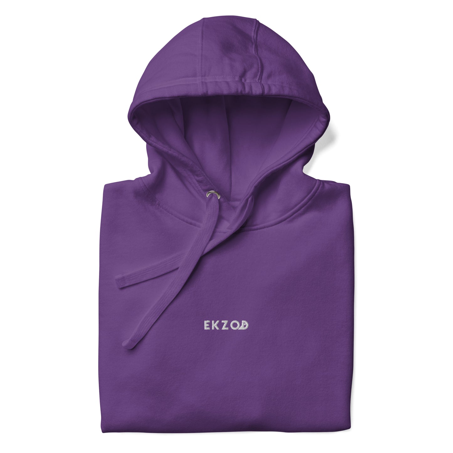 Hoodie Océan brodé premium (violet unisexe)