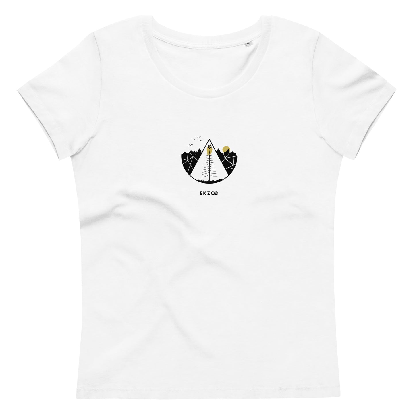 T-shirt OWL coton BIO (blanc Femme)