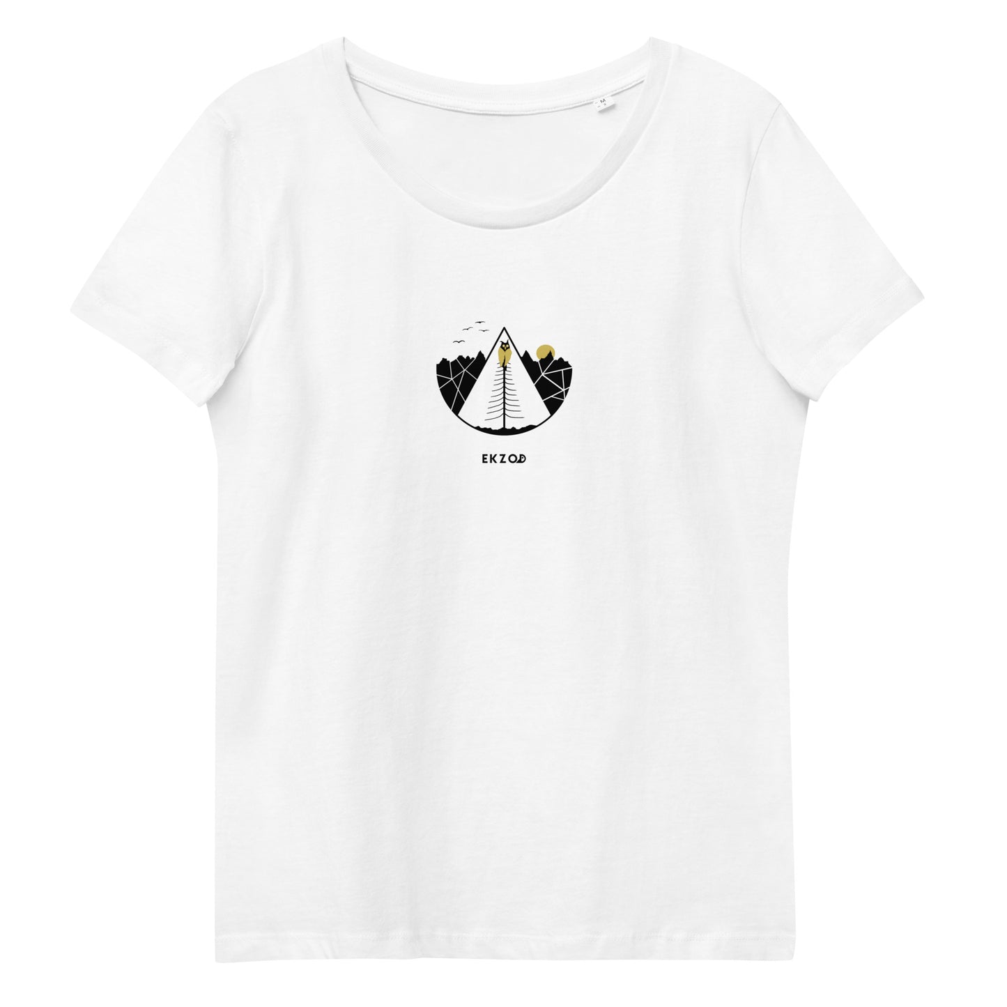 T-shirt OWL coton BIO (blanc Femme)