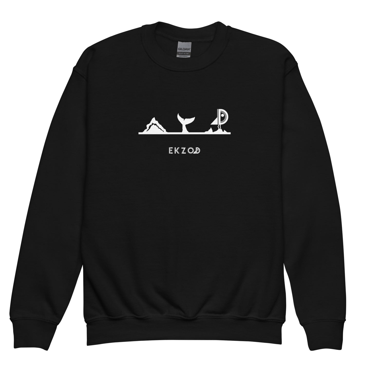 Black sweatshirt for children aged 8/16