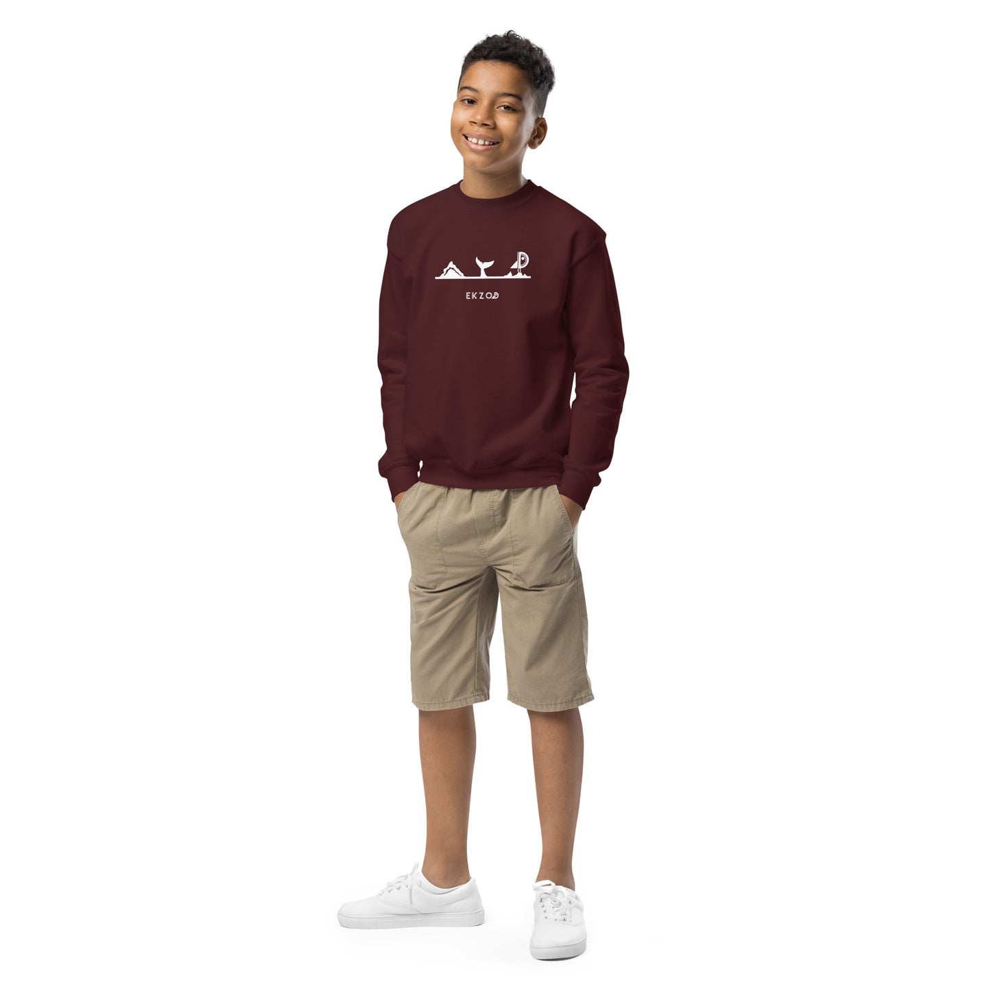 Brown sweatshirt for children aged 8/16